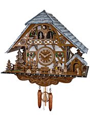 Cuckoo clock with music and dancing couples